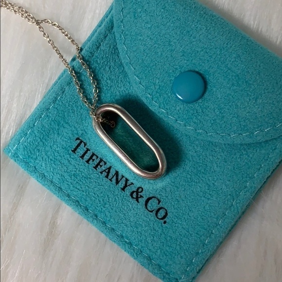Tiffany & Co. 1837 Oval Loop Pendant Necklace​​ - Picture 7 of 9